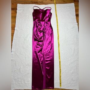 Magenta prom dress